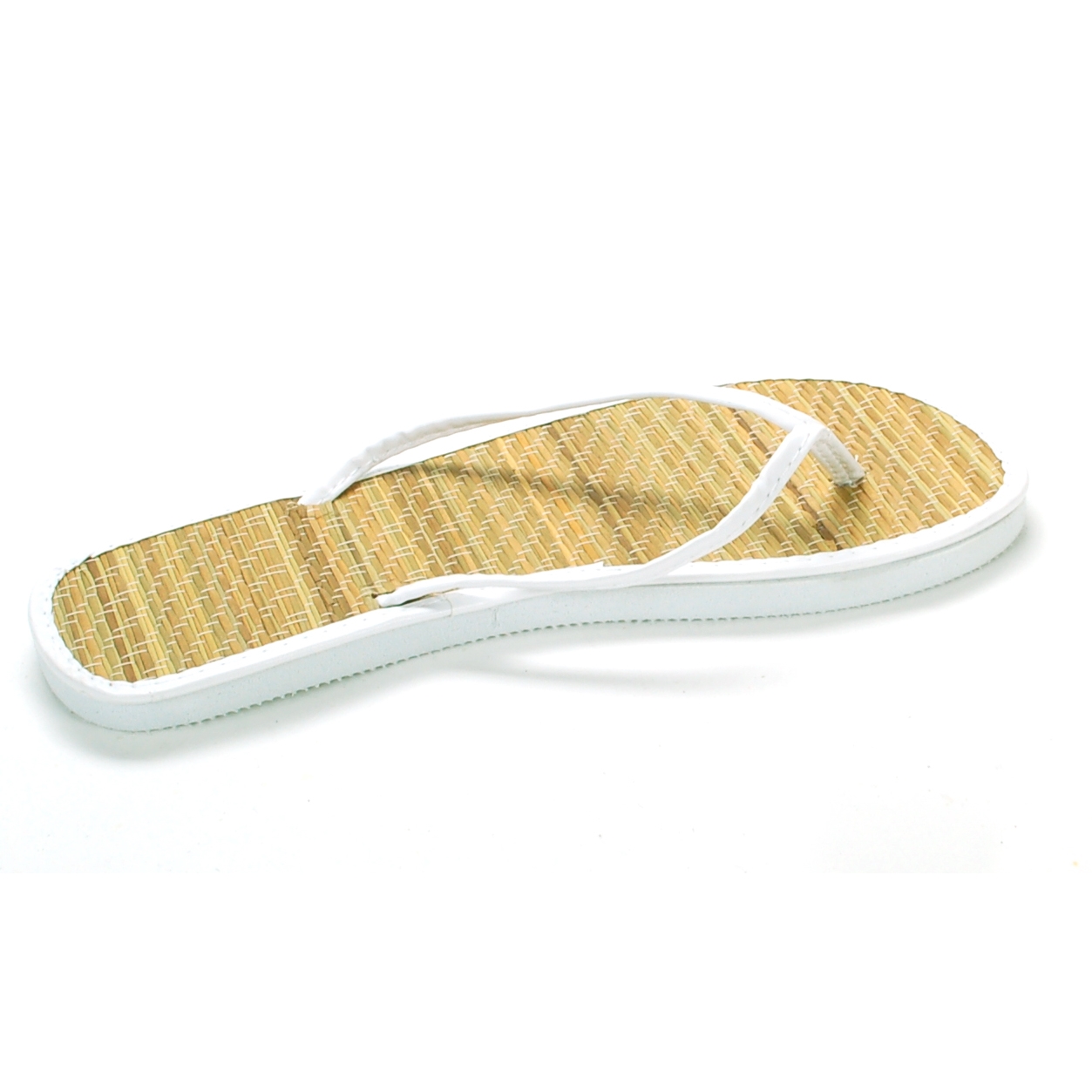 Womens Bamboo Sandal Flip Flops Light Flats Beach Summer Shoe Comfort